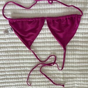 Vibrant Pink Bikini Top